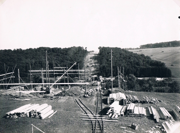 Bauarbeiten Sulzbachviadukt