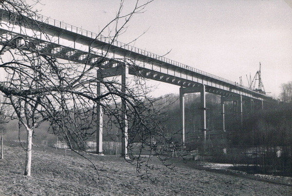 Bauarbeiten Sulzbachviadukt